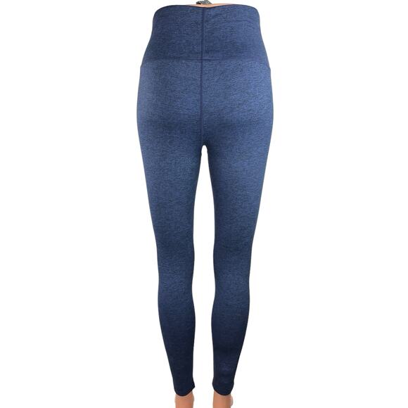 Terez Newyork Womens Blue Pull On High Rise Athletic Yoga Stretch Leggings Sz S - Picture 3 of 4